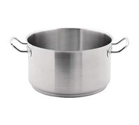 Vogue Braisière en acier inoxydable, 9,5 litres, faitout, taille : 280 (diamètre) mm, plaque à induction, compatible gaz, électrique et dessus solide, couvercle vendu séparément (M951), M941