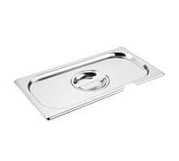 Vogue CB173 Gastronorm Couvercle cranté en acier inoxydable 1/3 Argenté