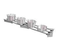 Vogue CD552 étagère murale en acier inoxydable Largeur 1500 mm Diamètre 300 mm