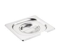Vogue - Couvercle gastronorme en acier inoxydable Vogue 1/6 - Couvercle alimentaire en métal CB175