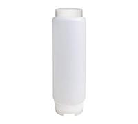 Vogue CP069 Distributeur de sauce rotatif anti-goutte, facile à nettoyer et à remplir, couvercle à vis 455 ml