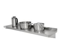 Vogue Etagère murale en acier inoxydable Vogue 600mm, , 600 x 300mm, Acier inoxydable, Y749