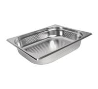 Vogue Gastronorm Poêle perforée en acier inoxydable 150 mm de profondeur