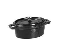 Vogue Mini casserole ovale en fonte 49 x 94 x 155 mm 315 ml