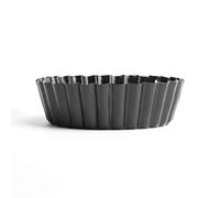 Vogue Moule à quiche cannelé profond antiadhésif 3(D)x10(Ø)cm en acier au carbone Moules à pâtisserie