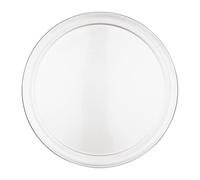 Vogue Plaque à pizza en aluminium, 305 mm, 12 pouces (diamètre), argent, plateau de four rond en aluminium trempé, F008