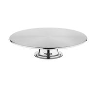 Vogue Plateau Tournant à Gâteau en Acier Inoxydable 30cm - Plateau Rotatif pour Décoration, Présentoir Tournant, Outils de Pâtisserie DP238