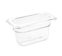 Vogue Récipient alimentaire transparent 1/9 100 mm 0,87 l