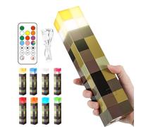 VOHESEA Lampe murale Craft, 28 cm Lampe de nuit rechargeable, 8 couleurs Éclairage main/mural avec crochet & télécommande, Lamp de chevet avec charge USB, Cadeau de cosplay, décoration de fête