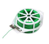 Voiakiu Fil Jardinage Vert avec Coupe, Fer Plastifie Attaches Jardin Attache Tomates Cravates en Fil pour Organisation Jardinage à Domicile