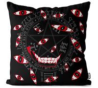 VOID Hellsing Eyes Oreiller avec Motif taie d'oreiller Housse Outdoor Indoor Yeux Vampire Anime Manga, Kissen Größe:60 x 60 cm