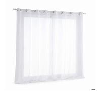 Voilage 300x280 cm Monna blanc polyester STOF