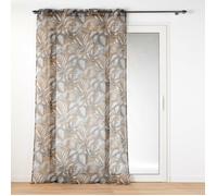 Paris Prix – Rideau voilage à œillets – Cabana – Imprimé 140x240cm – Camel