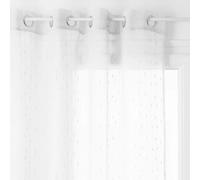 Voilage Anissa - 140 x 240 cm - Blanc