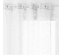 Atmosphera – Voilage Anissa 140x240 cm Blanc