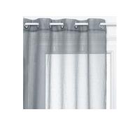 - Voilage design 3D Pois - 140 x 240 cm - Gris - 3D Pois