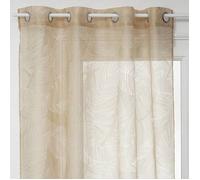 Voilage ""Devo"" beige 140x240cm - Atmosphera Créateur d'intérieur