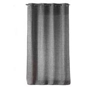 Voilage effet lainage Devoluy grande hauteur - 140 x 280 cm - Gris anthracite