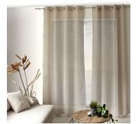 Rideau Voilage Effet Lin Elena 140x240cm Lin