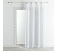 Voilage - Effet lin fluide Blanc 140x240 cm