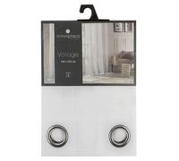 Voilage Elsa en polyester - 140 x 240 cm - Blanc