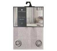 Voilage Elsa en polyester - 140 x 240 cm - Gris