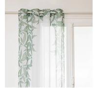 Voilage étamine vert 140x240cm - Atmosphera Créateur d'intérieur