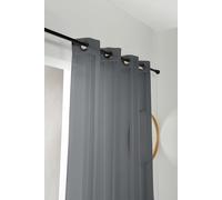Voilage fantaisie - Jacquard gris - 140x240cm