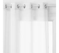 Voilage Georgette - 140 x 240 cm - Blanc
