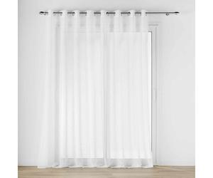 Voilage grande largeur a oeillets 300 x 240 cm voile tissé Carlin Naturel