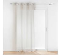 Voilage - HOME MAISON - 140x240 cm - 100% polyester - 8 oeillets - Laisse passer la lumière