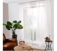 Voilage - HOME MAISON - Uni - 140 x 240 cm - 8 pattes - Polyester synthétique