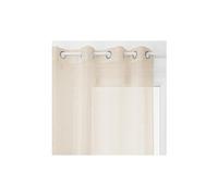 Atmosphera - Voilage "Louis" - lin beige - 140 x 240 cm