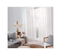 Voilage Maya Blanc 140 x240 cm - Enjoy Home