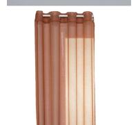 Voilage Moly - 135 x 240 cm - Terracotta