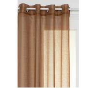 Voilage ""Moly"" tamisant 135 x 240 cm Atmosphera - Camel - Camel -