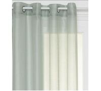 Voilage ""Moly"" tamisant 135 x 240 cm Atmosphera - Céladon - Céladon -