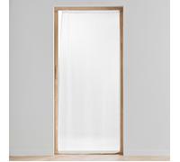 Douceur d'Intérieur, Voilage Passe-Tringle (90 x 200 cm) Lissea Blanc, Voile Sablé
