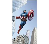 Voilage taille L Avengers Capitaine America de Marvel 140CM X 245CM G