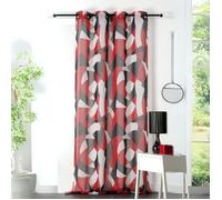 Voilage tamisant Camo Terracotta 150x240 cm