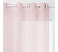 Voilage tamisant ""Louis"" 140 x 240 cm Atmosphera - Rose -