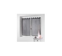 Voilages - DOUCEUR D'INTERIEUR - Filiane - 45 x 120 cm - Gris anthracite - Polyester 100%
