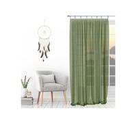 Voilages Soleil D'Ocre SPIRIT Vert 135x250 cm