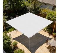 Voile D’Ombrage 1.6 x 2.8 m avec Protection UV Toiles D'Ombrages Antidéchirure pour en Plein Air, Jardin Terrasse, Blanc
