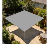 Voile D’Ombrage 1.8 x 2.8 m avec Protection UV Toiles D'Ombrages Antidéchirure pour en Plein Air, Jardin Terrasse, Gris Clair