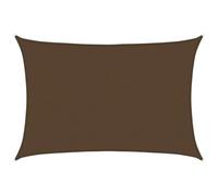 vidaXL Store 160 g/m² brun 5x6 m HDPE