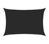Voile d ombrage 160 g m² Noir 3,5x4,5 m PEHD