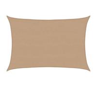 vidaXL Voile d'ombrage 160 g/m² Taupe 5x7 m HDPE