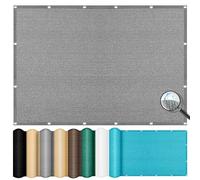 Voile d’ombrage Rectangulaire 2.5 x 4 m, 98% UV résistant et Respirant Le Vent, Filet D'Ombrage Voile Ombrage, Voile d'ombrage Carrée, pour Pergola, Extérieur, Gris Clair