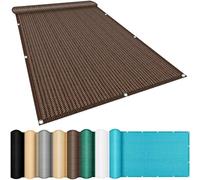Voile d’ombrage Rectangulaire 2 x 2.4 m, Anti 98% UV Contre Le Vent Anti-déchirure, Filet D'ombrage Protection Solaire, Voile d'ombrage Carrée, pour Pergola, Extérieur, Marron